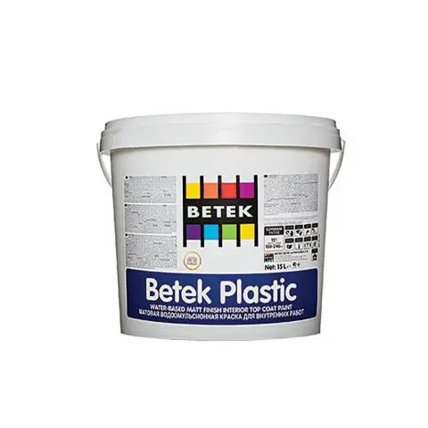 ინტერიერის წყალემულსია Plastik 7.5ლტ თეთრი — ინტერიერის საღებავი